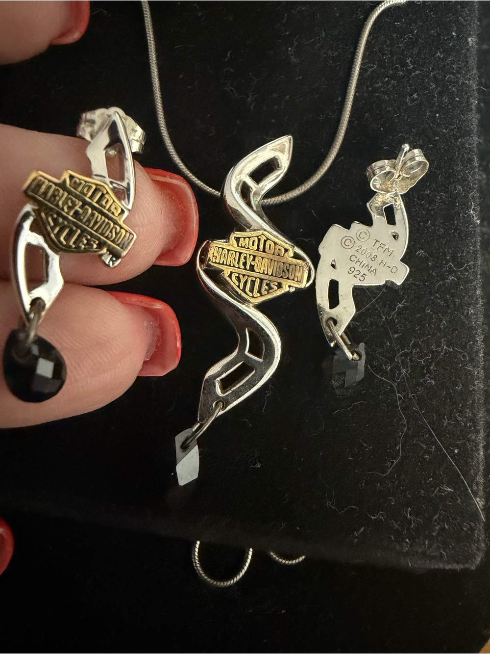 Harley-Davidson STERLING SILVER set from TFM!  Very NICE
